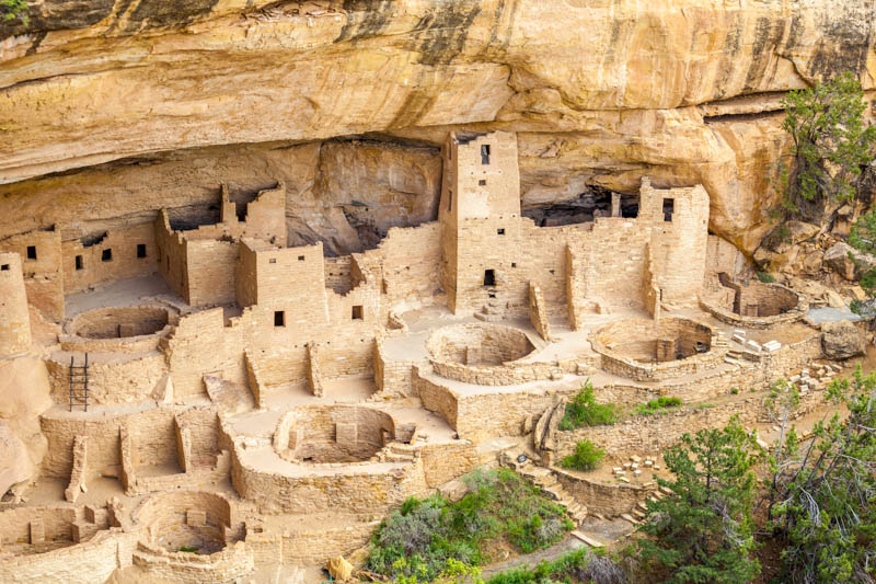 Cliff Palace at Mesa Verde National Park in Colorado