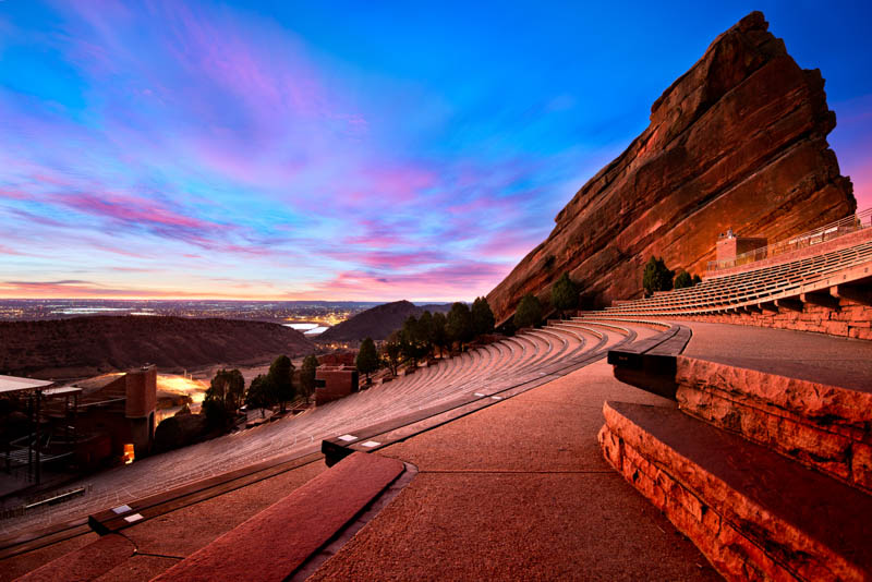 Red Rocks Amphitheatre in Morrison Colorado