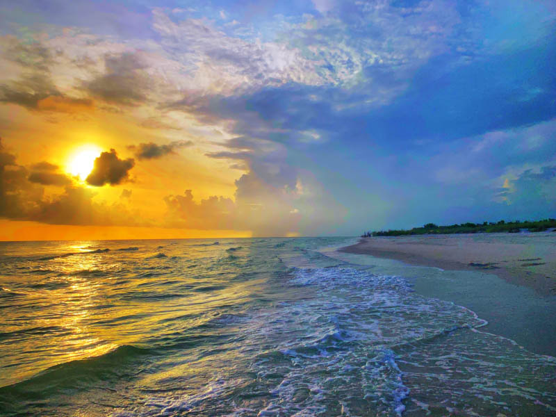 Sunset at Tigertail Beach, Marco Island, Florida
