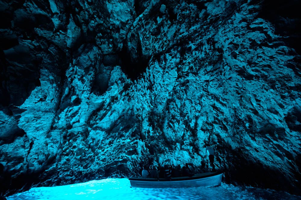 Blue Cave, Bisevo Island, Croatia