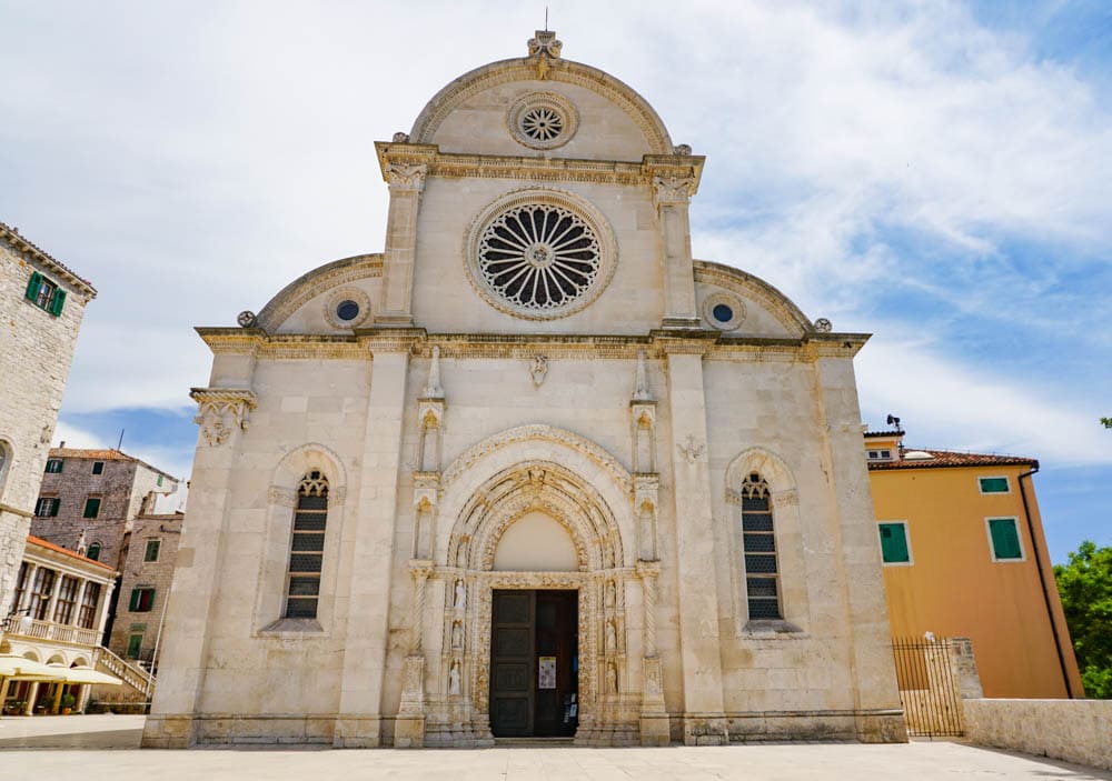 Cathedral of Saint Lawrence in Sibenik  Croatia