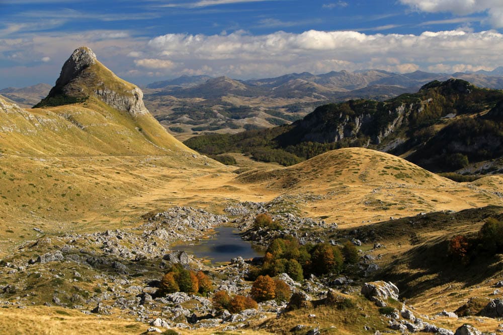 Landscape in Durmitor NP Montenegro