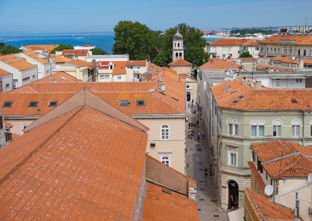 A view of Zadar Old Town, Croatia