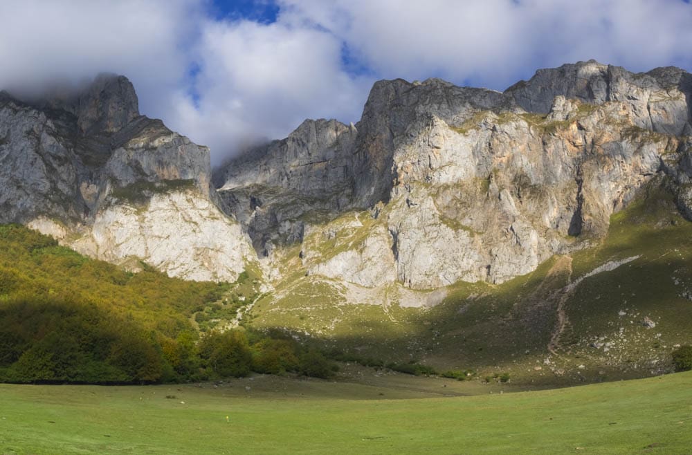 Mountains in Picos de Europa National Park in Spain