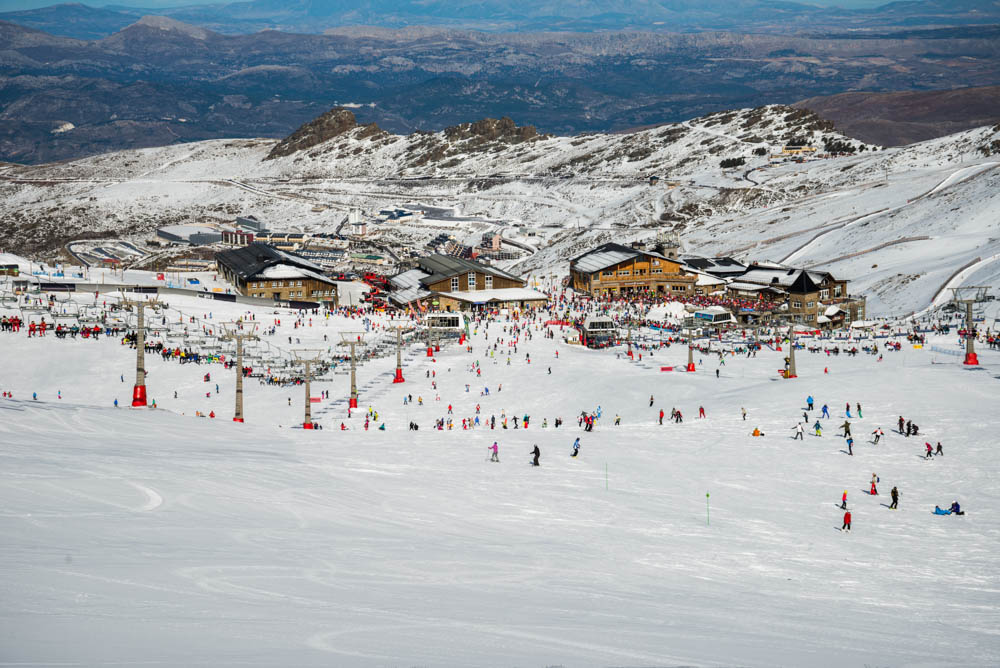 Ski Resort in Sierra Nevada National Park, Spain