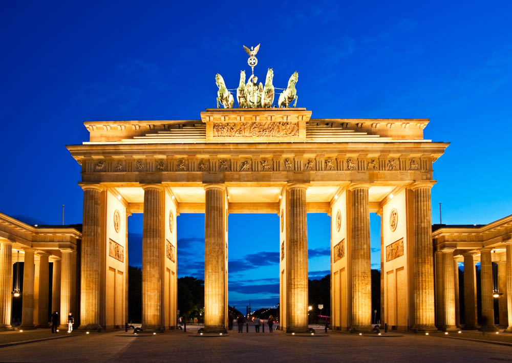 Brandenburg Gate in Berlin, Germany