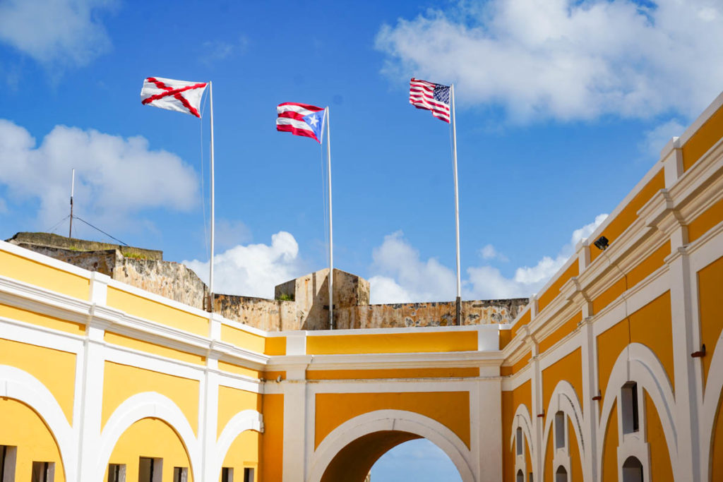 Main Courtyard El Morro Fort Old San Juan Puerto Rico