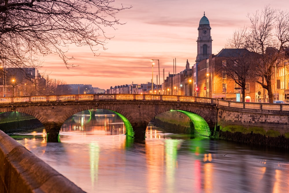 A view of Dublin, Ireland