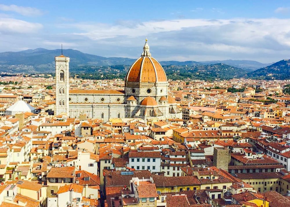 A view of Florence, Italy, from the Palazzo Vecchio