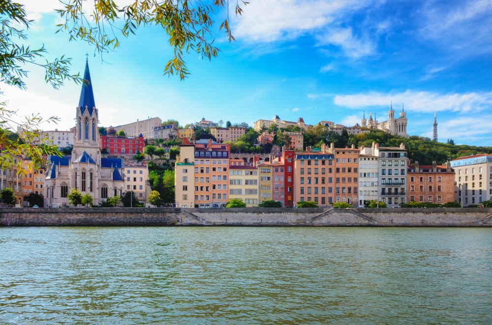 Lyon France cityscape