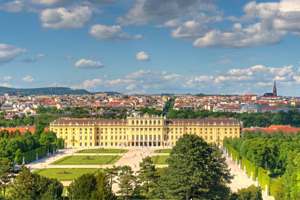 Schonnbrun Palace in Vienna, Austria