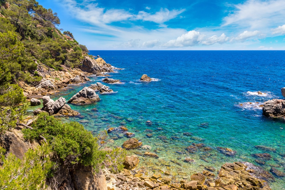 The beaches of Costa Brava are easy to access on day trips from Barcelona