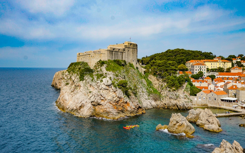 One of the forts in Old Town Dubrovnik in Croatia