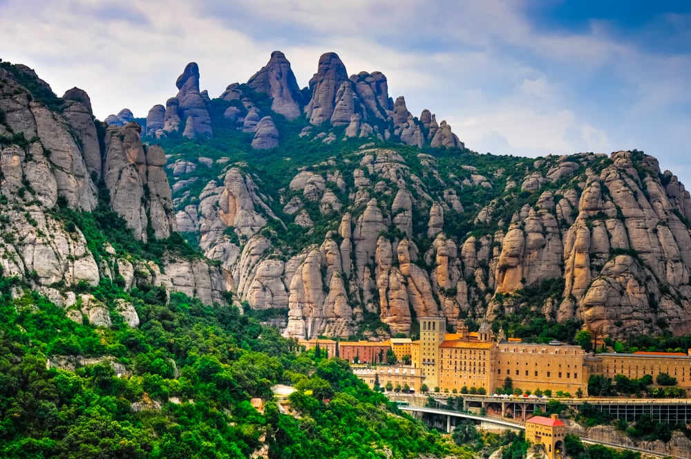 Monastery in Montserrat Spain