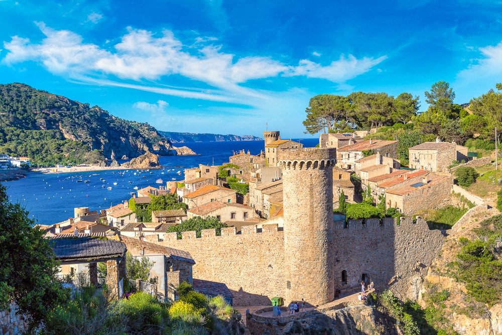 Tossa de Mar on the Catalan Coast makes for one of the best day trips from Barcelona.