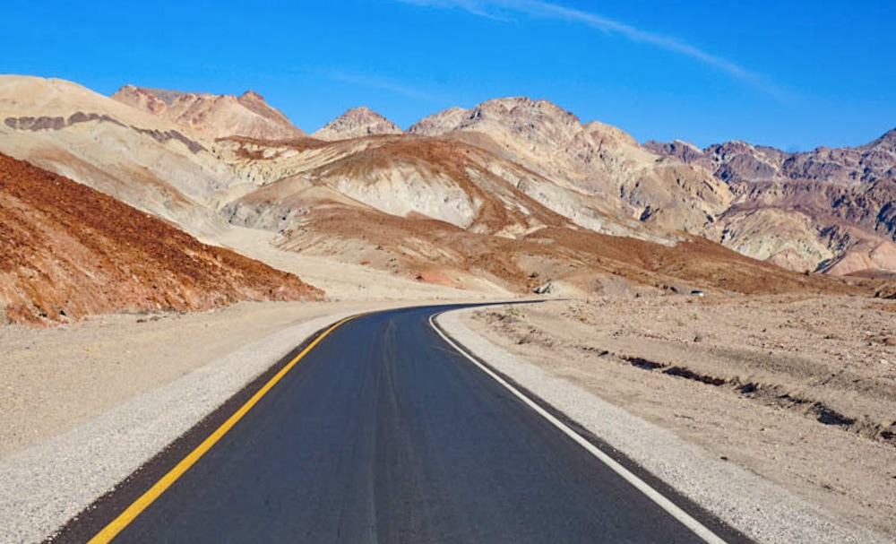 Artist's Drive in Death Valley NP in California