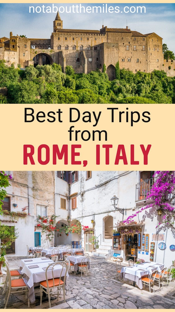 Discover the best day trips from Rome, Italy! Explore hill towns, beach towns, other cities, and more!