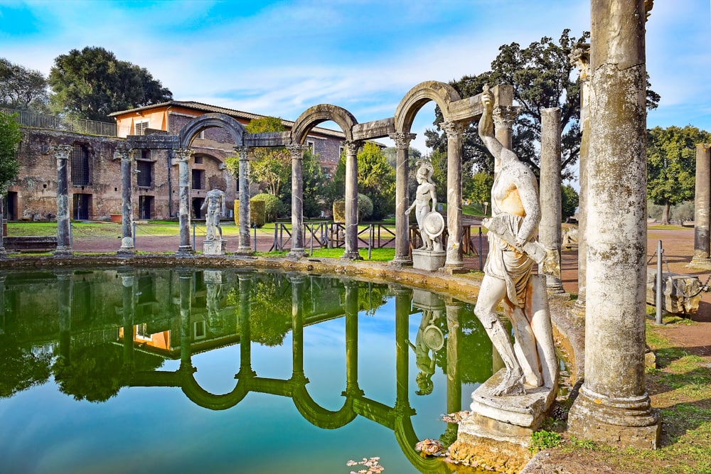 The Canopus at Hadrian's Villa in Tivoli, Italy