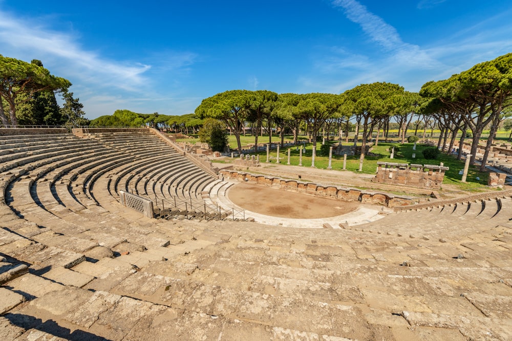 Theater at Ostia Antica near Rome, Italy