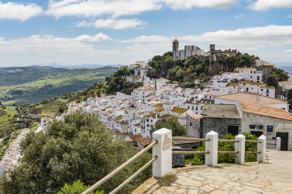 Casares has a hilltop location in southern Spain