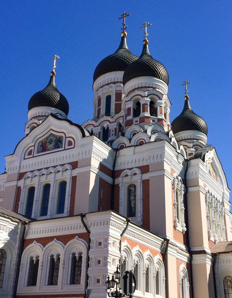 Alexander Nevsky Cathedral in Tallinn Estonia