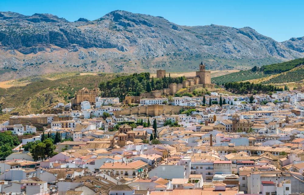 The white village of Antequera Spain