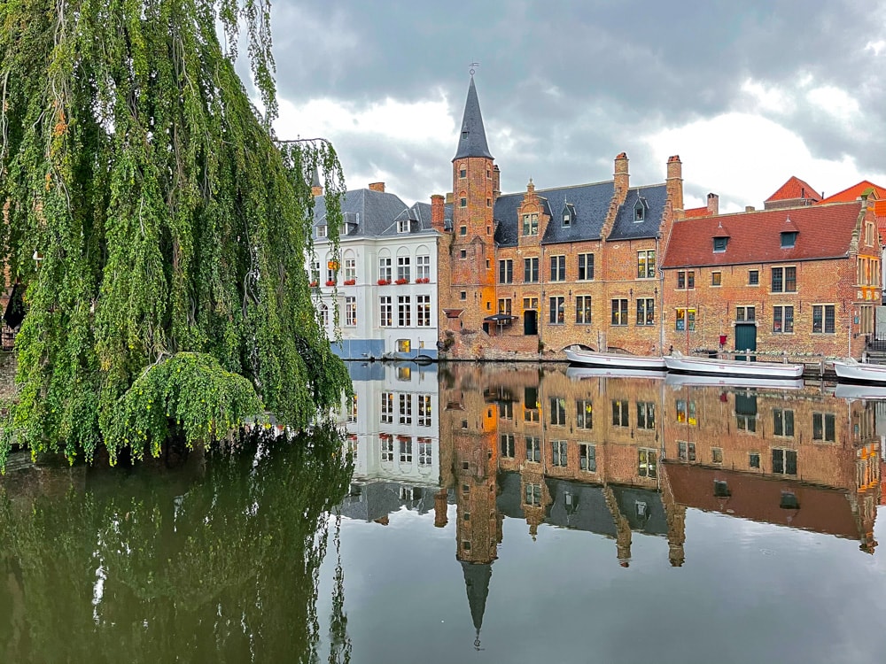 Canal in Bruges, Belgium