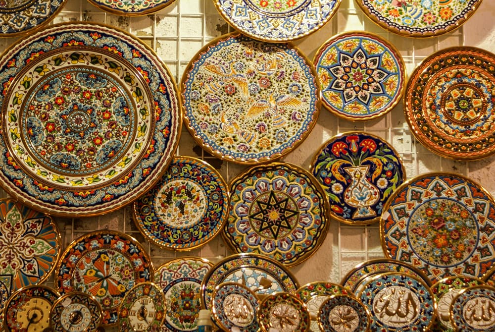Ceramic plates in Seville, Spain