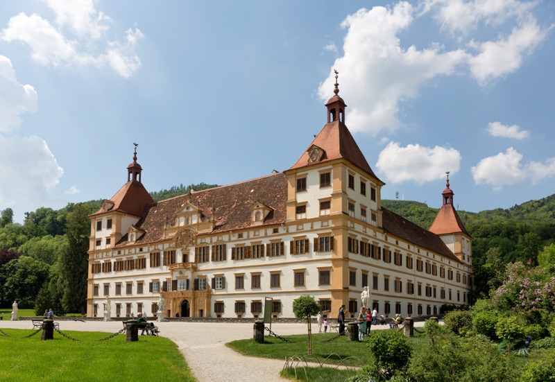 The Eggenberg Palace in Graz. Graz Austria makes for a great day trip from Zagreb!