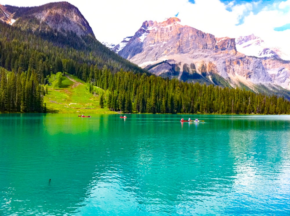 Emerald Lake Yoho National Park British Columbia Canada 