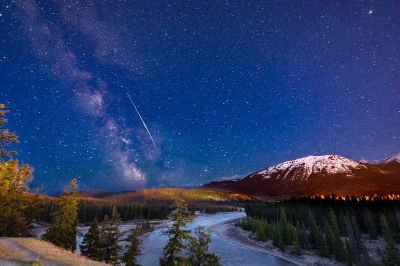 Jasper National Park night sky