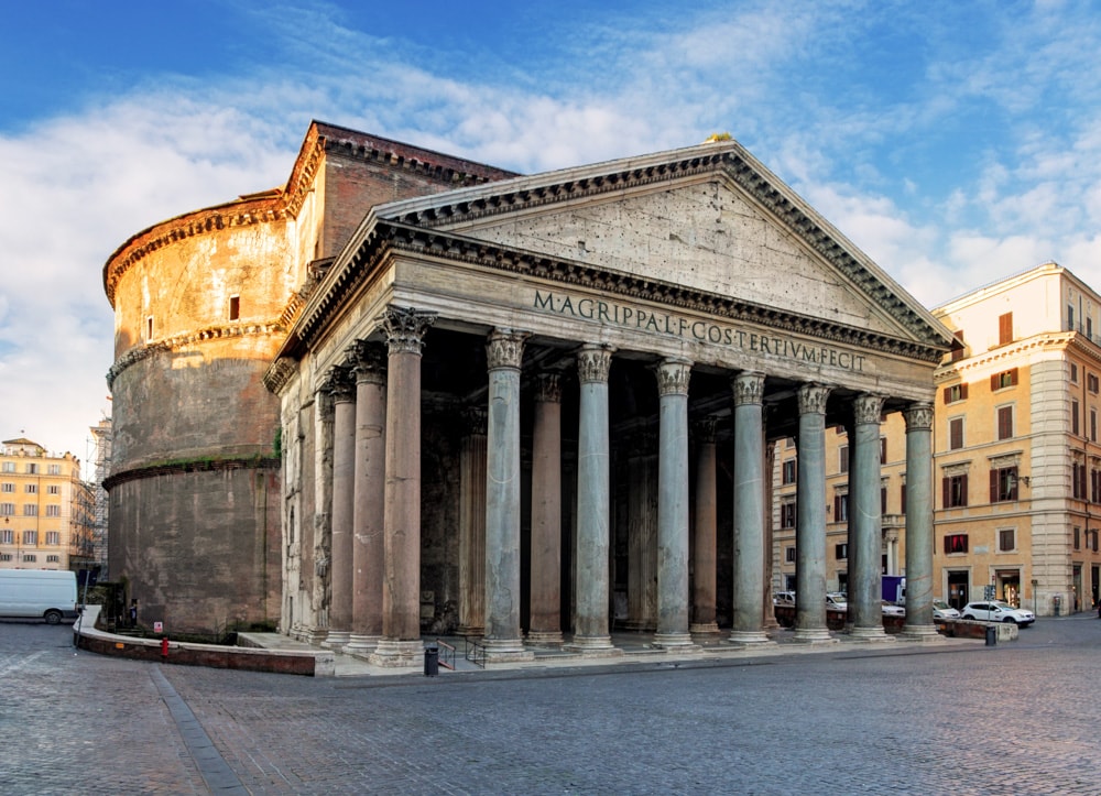 The Pantheon in Rome, Italy