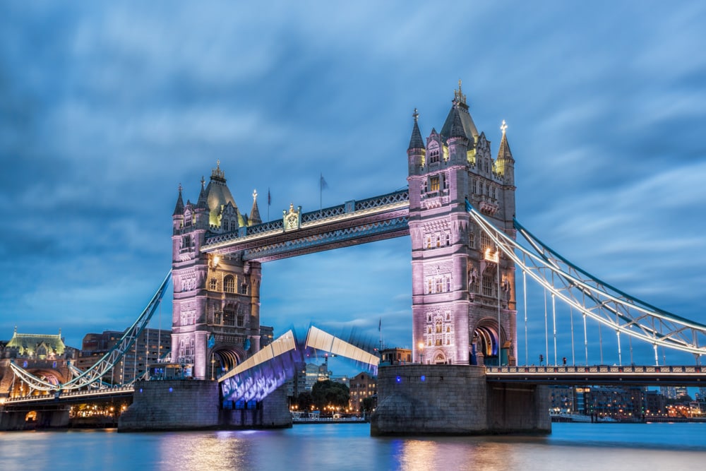 The Tower Bridge in London
