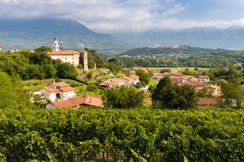 Vipava Valley in Slovenia