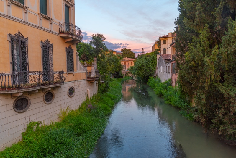 A canal in Padua, Italy
