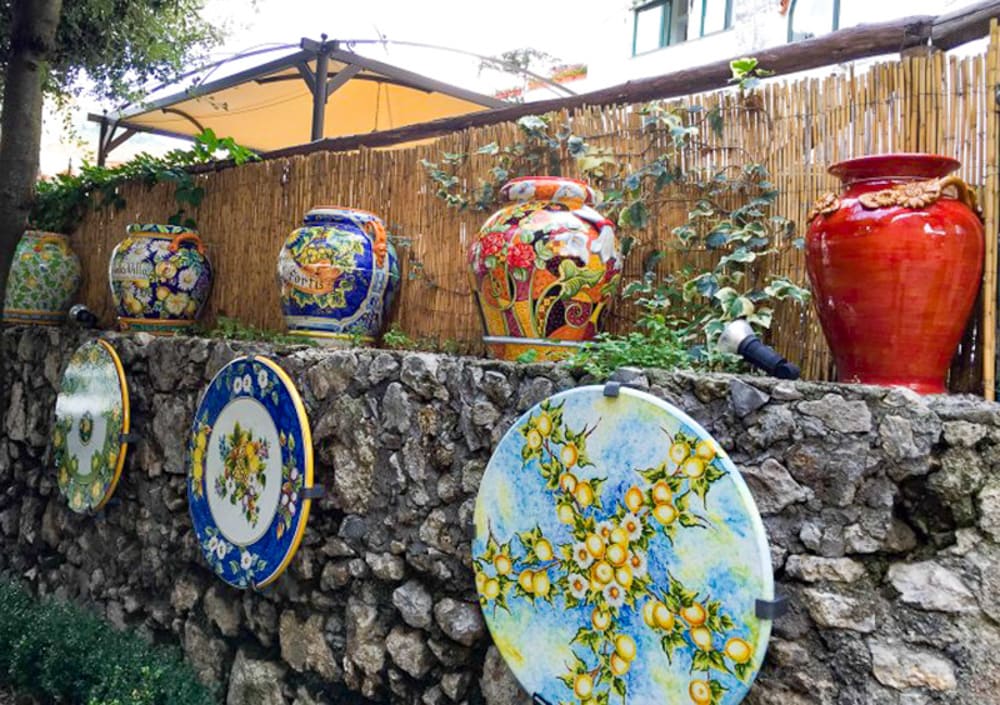 Ceramics in Ravello Italy