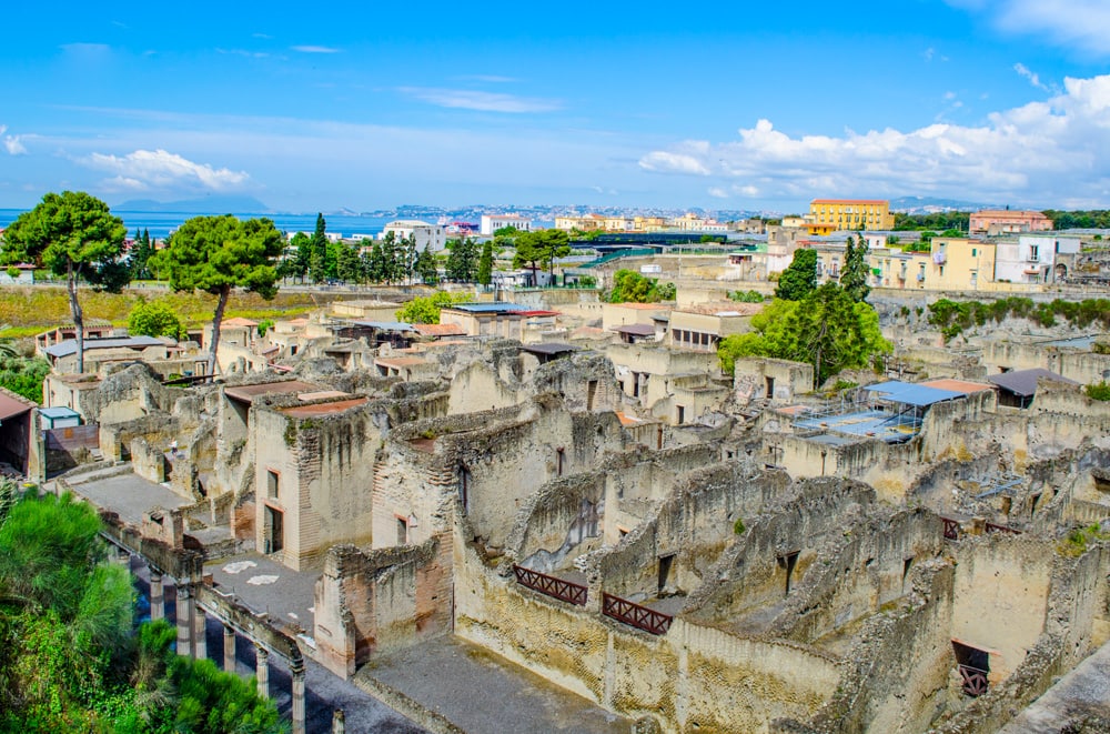 Archaeological site of Herculaneum, Italy
