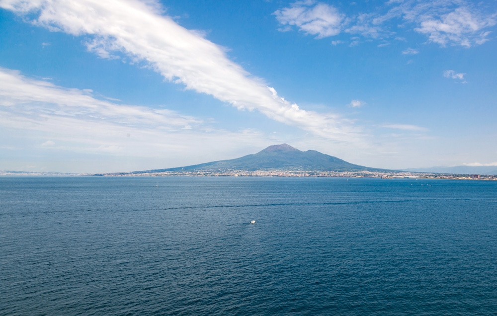 Mount Vesuvius in Campania, Italy