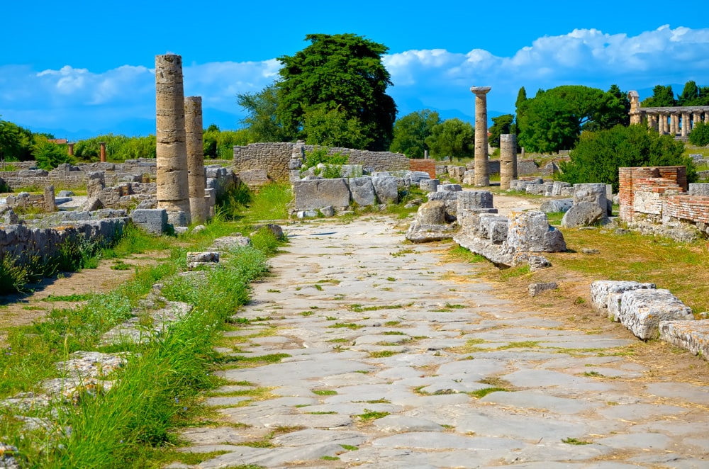 The Paestum archaeological site in Campania, Italy, is a must-do day trip from Sorrento!