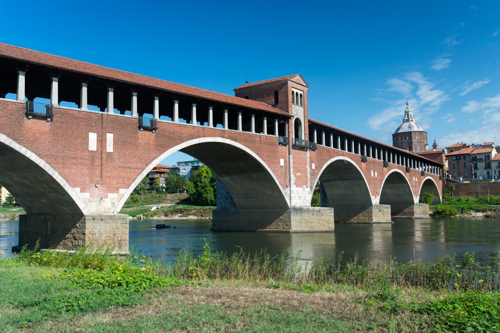 Ponte Coperto in Pavia, Italy