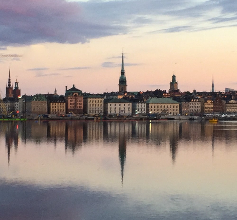 Sunrise in Stockholm, Sweden
