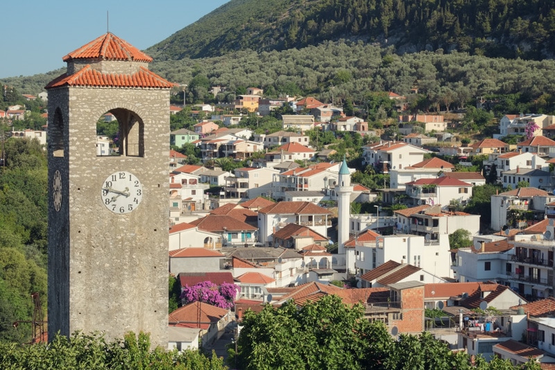 The Clock Tower in Ulcinj, Montenegro