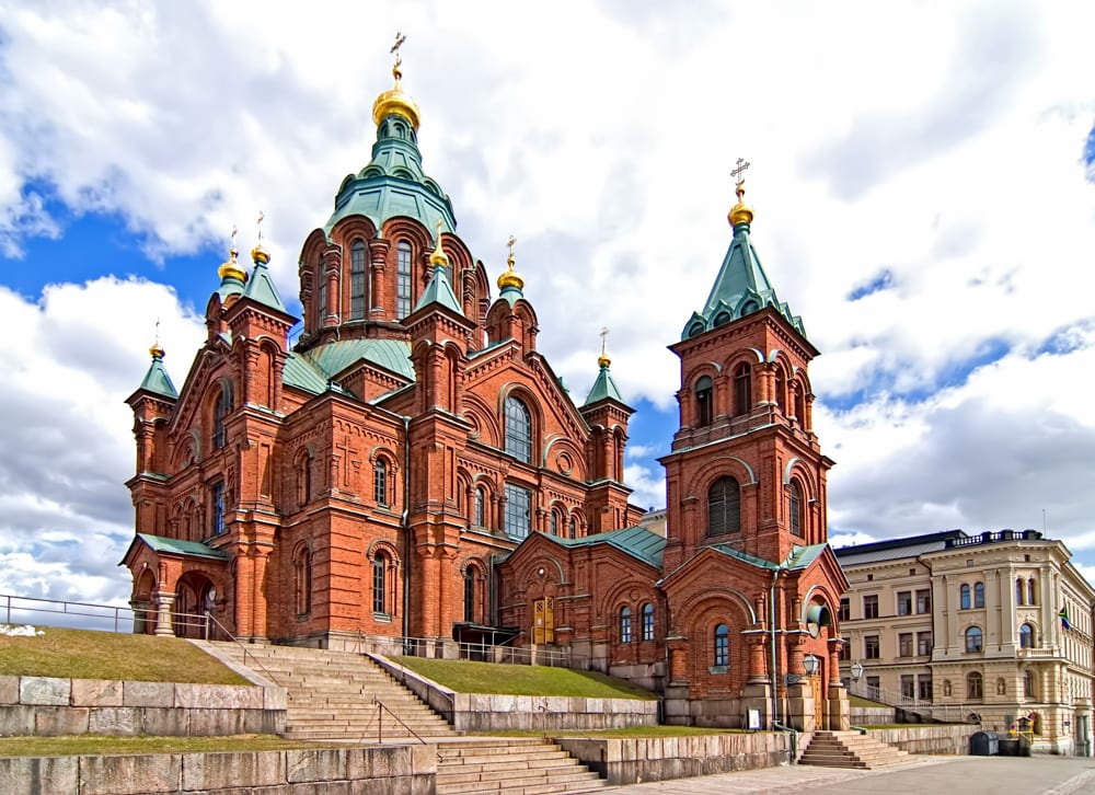 The Uspenski  Cathedral in Helsinki