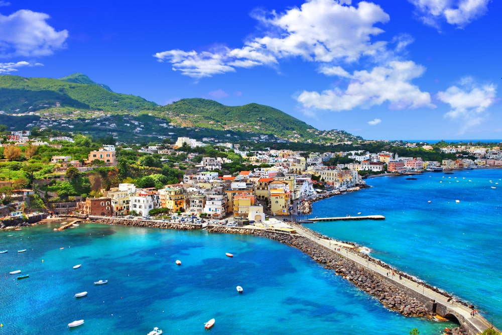 A view of Ischia, Italy