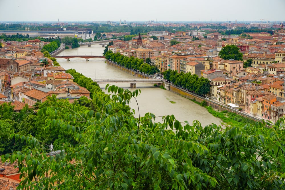 Verona, Italy on the Adige River