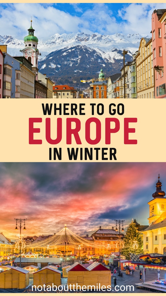 Discover the best winter destinations in Europe from snowy wonderlands and the best Christmas markets to places with winter warmth!