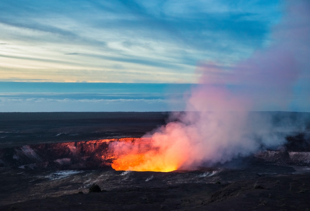 Kilauea Crater on the Big Island of Hawaii