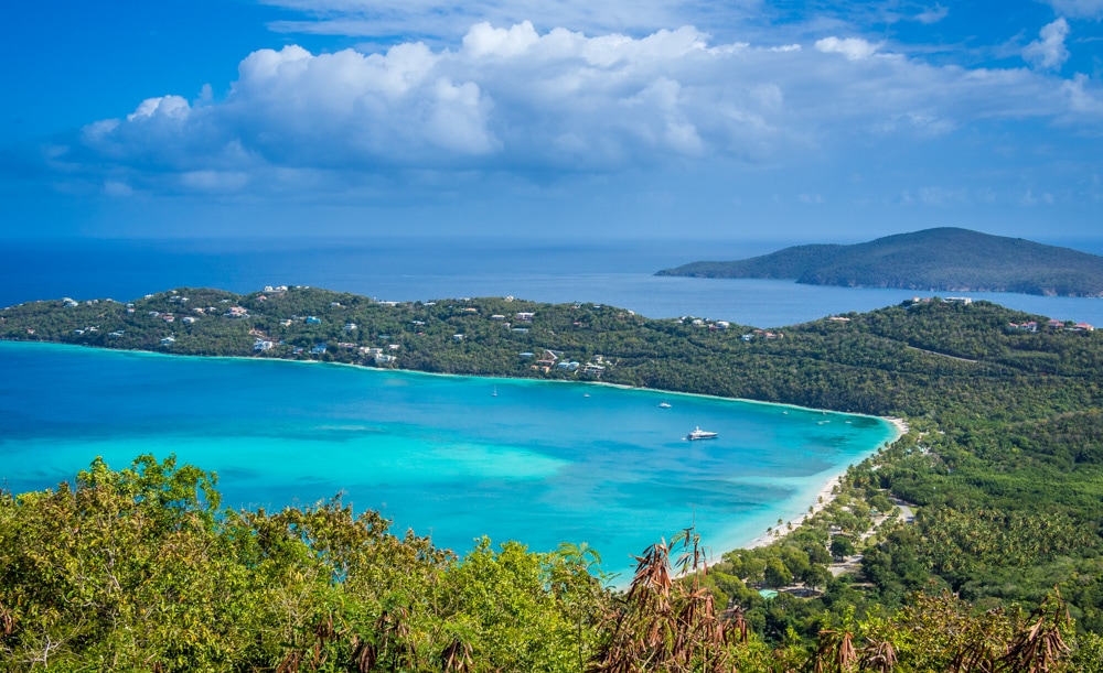 Magens Bay on Saint Thomas in the USVI