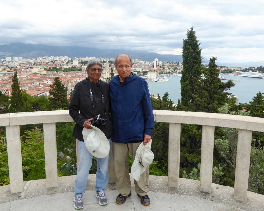 Marjan Hill viewpoint in Split, Croatia
