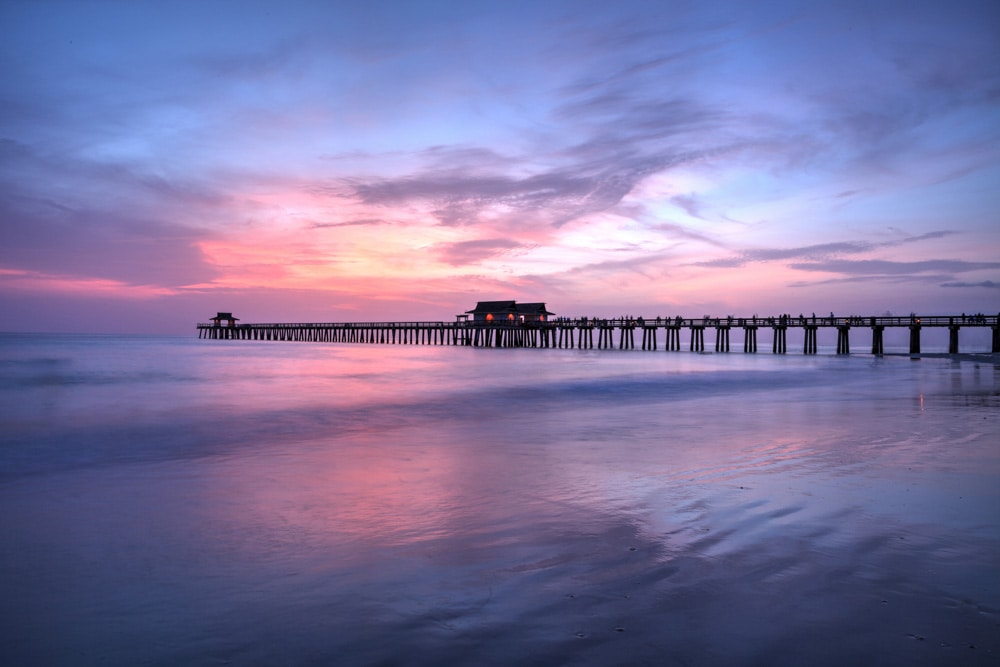 The pier in Naples, Florida